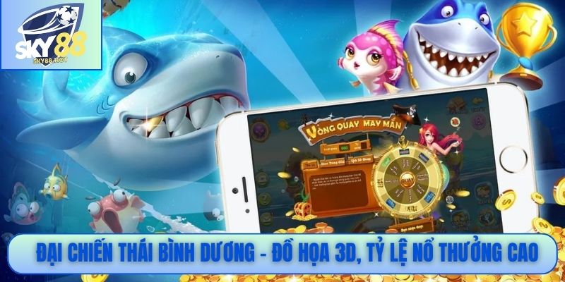 Đại Chiến Thái Bình Dương - Đồ họa 3d, tỷ lệ nổ thưởng cao