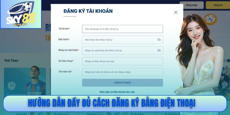 Hướng dẫn đầy đủ cách đăng ký bằng điện thoại